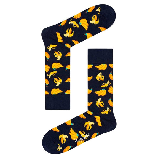 Happy Socks Črne bombažne nogavice in nogavice