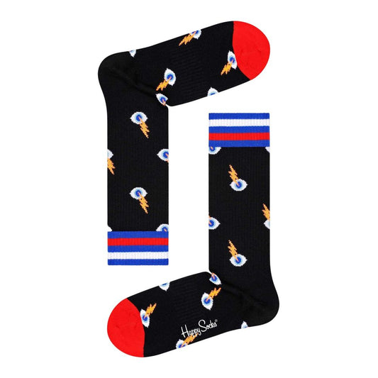 Happy Socks Črne bombažne nogavice in nogavice