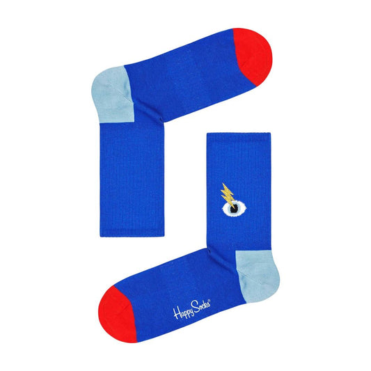 Happy Socks Modre bombažne nogavice in nogavice
