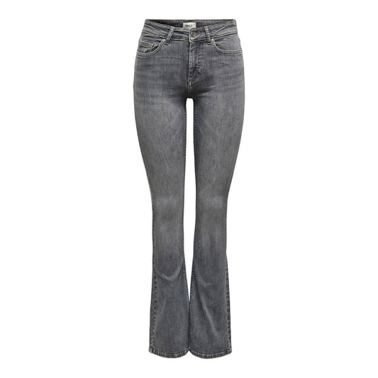 Only Gray Cotton Slim Fit Jean