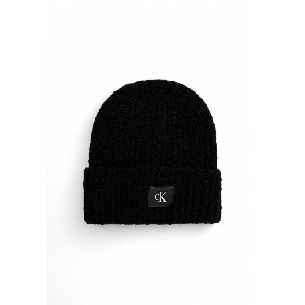 Calvin Klein Jeans Black Marabou Hat