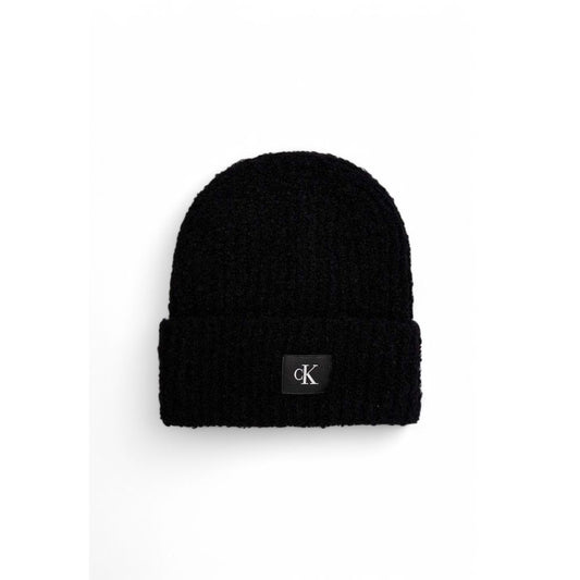 Calvin Klein Jeans Black Marabou Hat