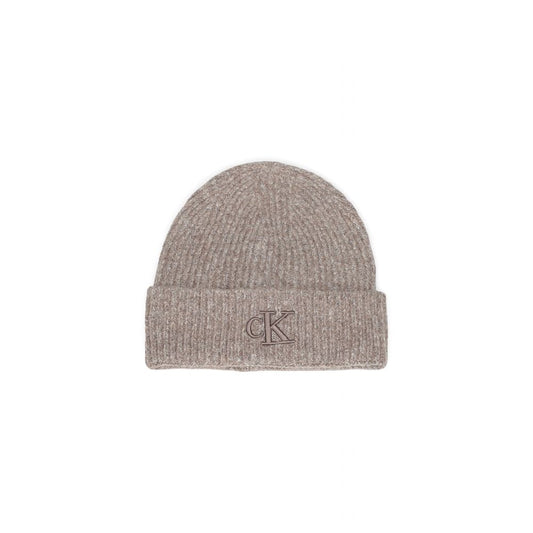 Calvin Klein Gray Marabou Hat