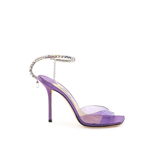 Jimmy Choo Purple Satin Sandal