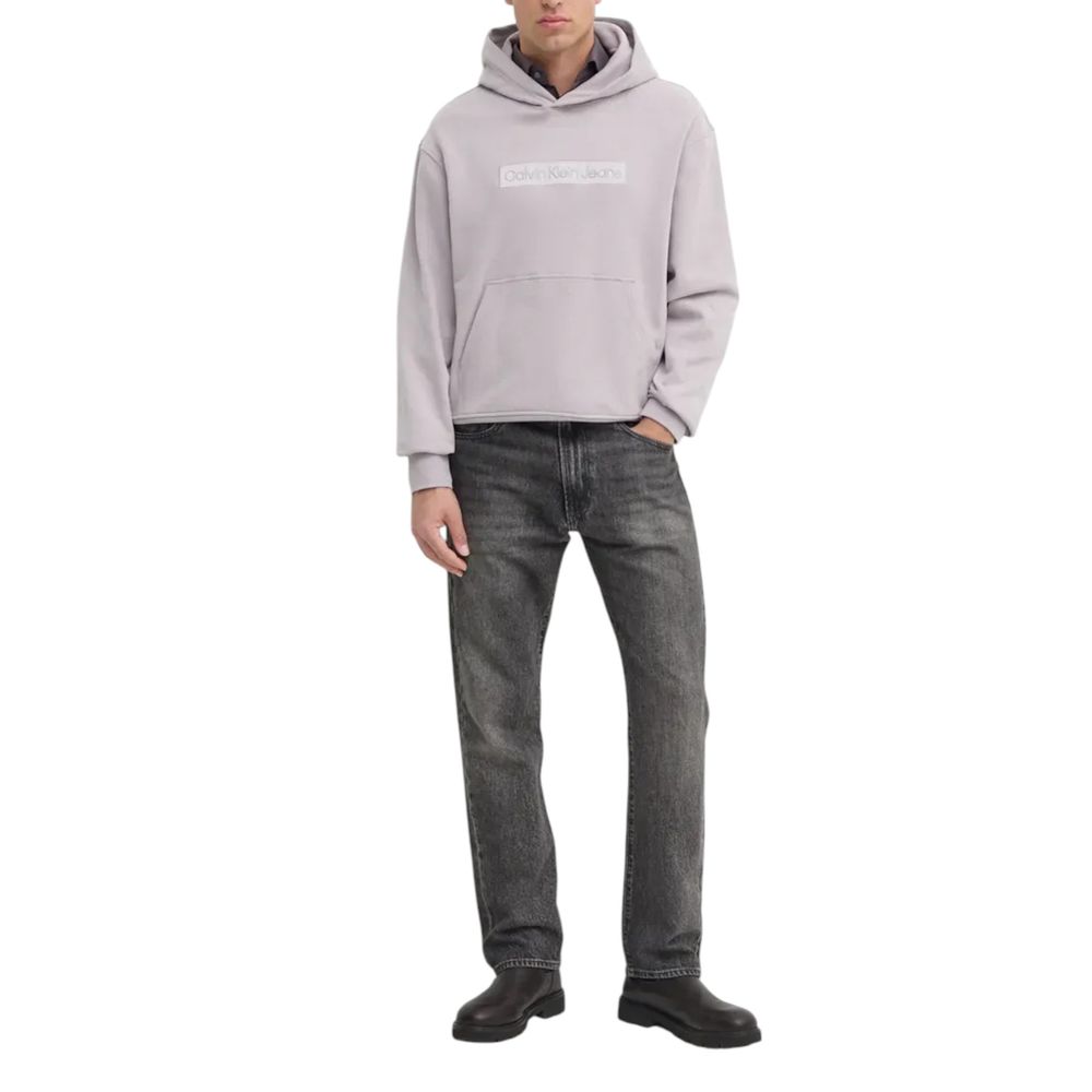 Calvin Klein Jeans Purple Cotton Hoody
