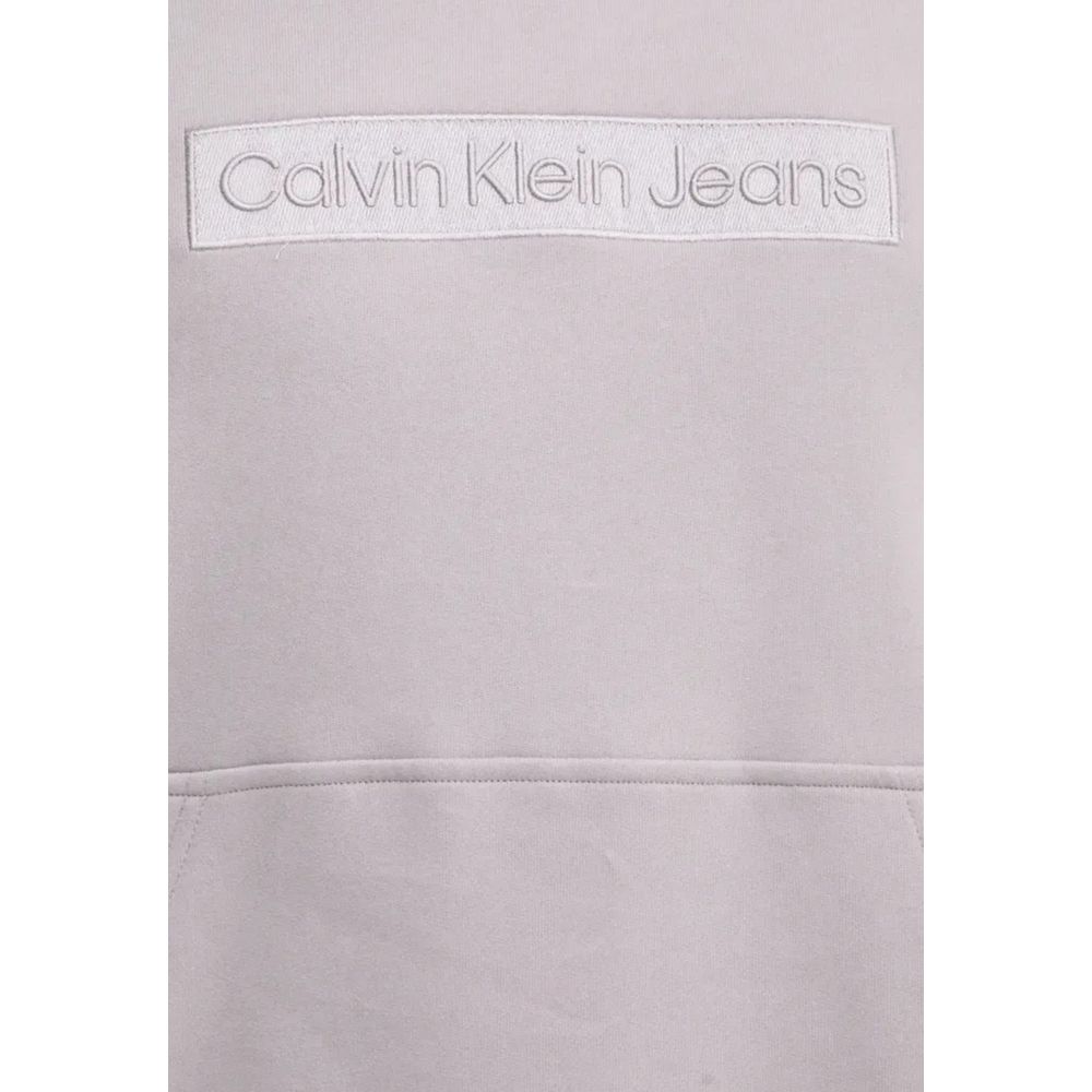 Calvin Klein Jeans Purple Cotton Hoody