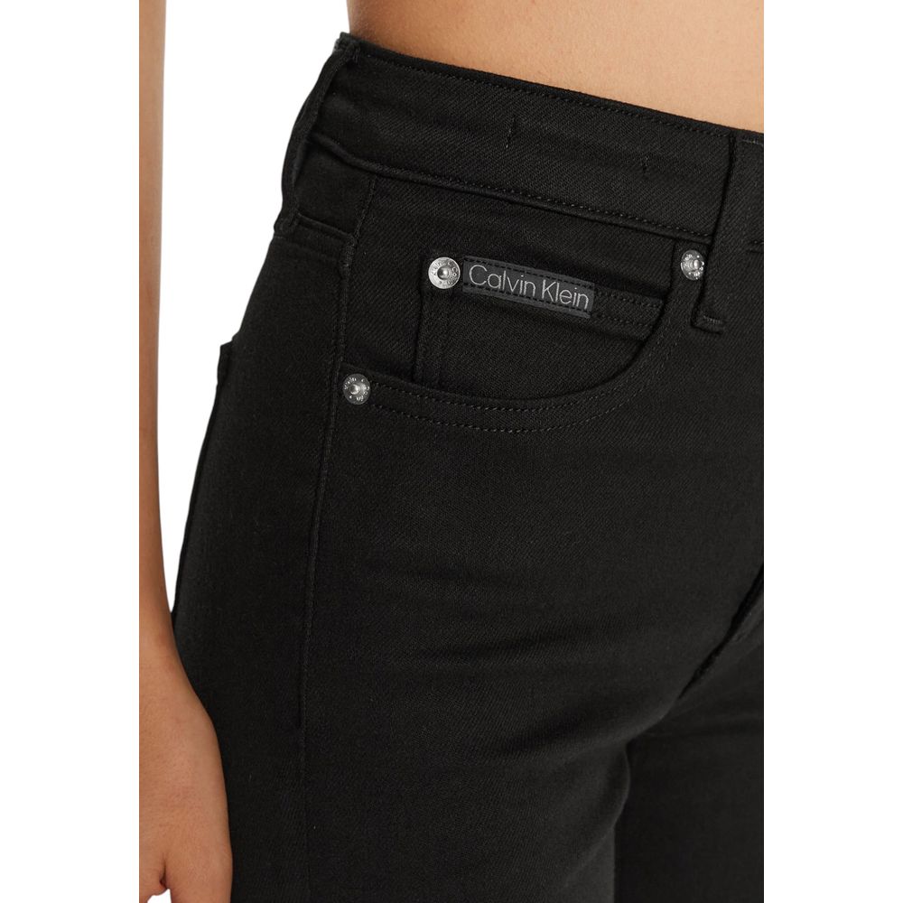 Calvin Klein Jeans Black Cotton Skinny Jean