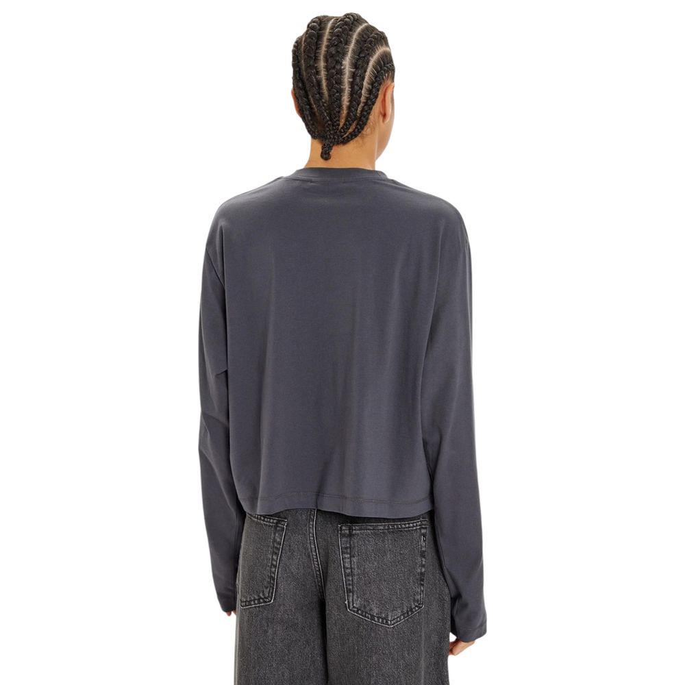 Calvin Klein Jeans Gray Cotton Long Sleeve