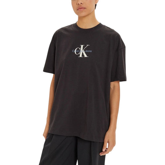 Calvin Klein Jeans Black Cotton T-Shirt