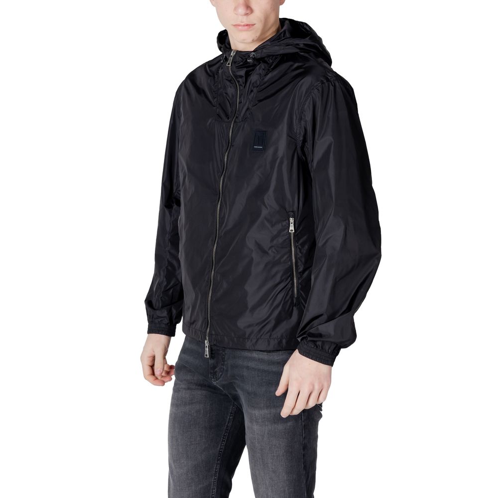 Armani Exchange Črna jakna iz poliamida
