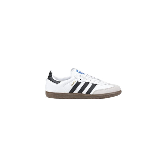 Adidas črno-beli usnjeni športni copati