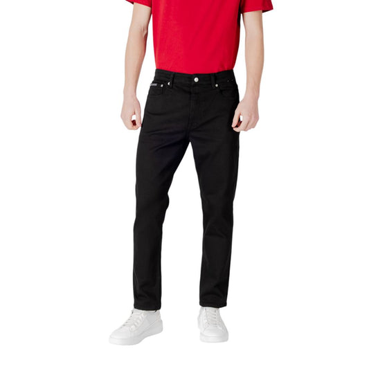 Calvin Klein Jeans Black Recycled Polyester Slim Fit Jean