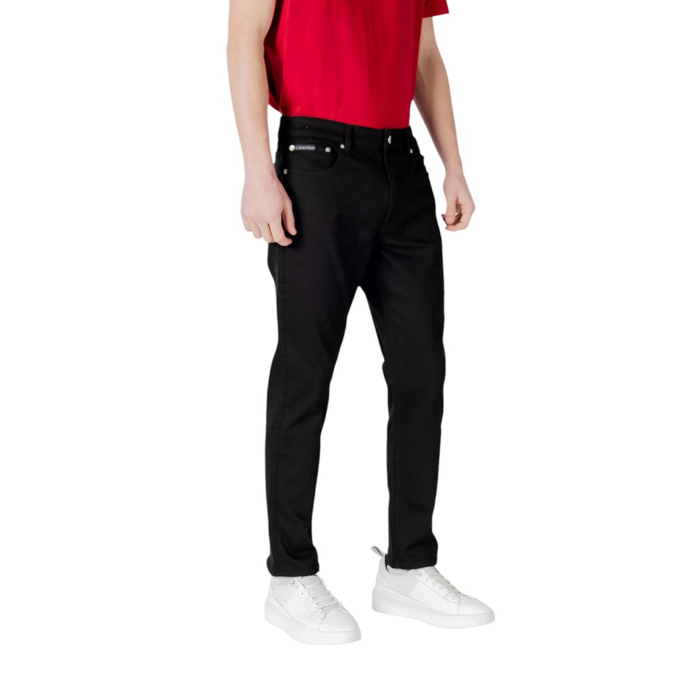 Calvin Klein Jeans Black Recycled Polyester Slim Fit Jean