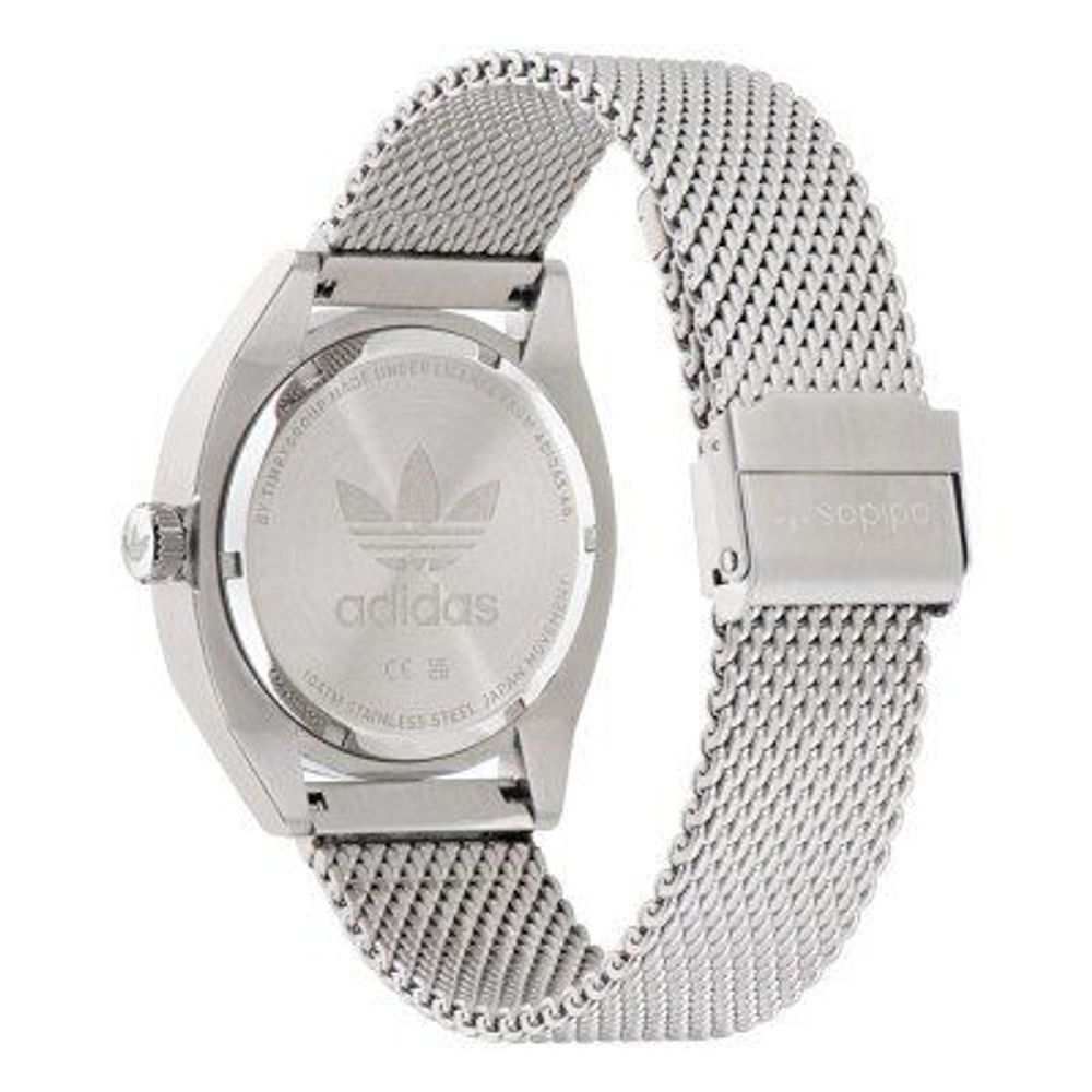 Adidas siva iz nerjavečega jekla iz nerjavečega jekla Watch