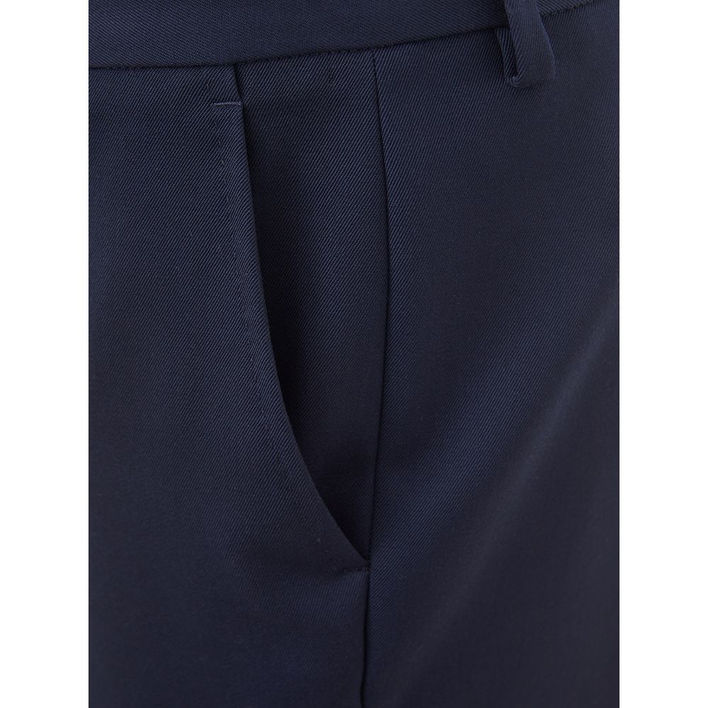 Lardini Elegantne modre volnene hlače za ženske