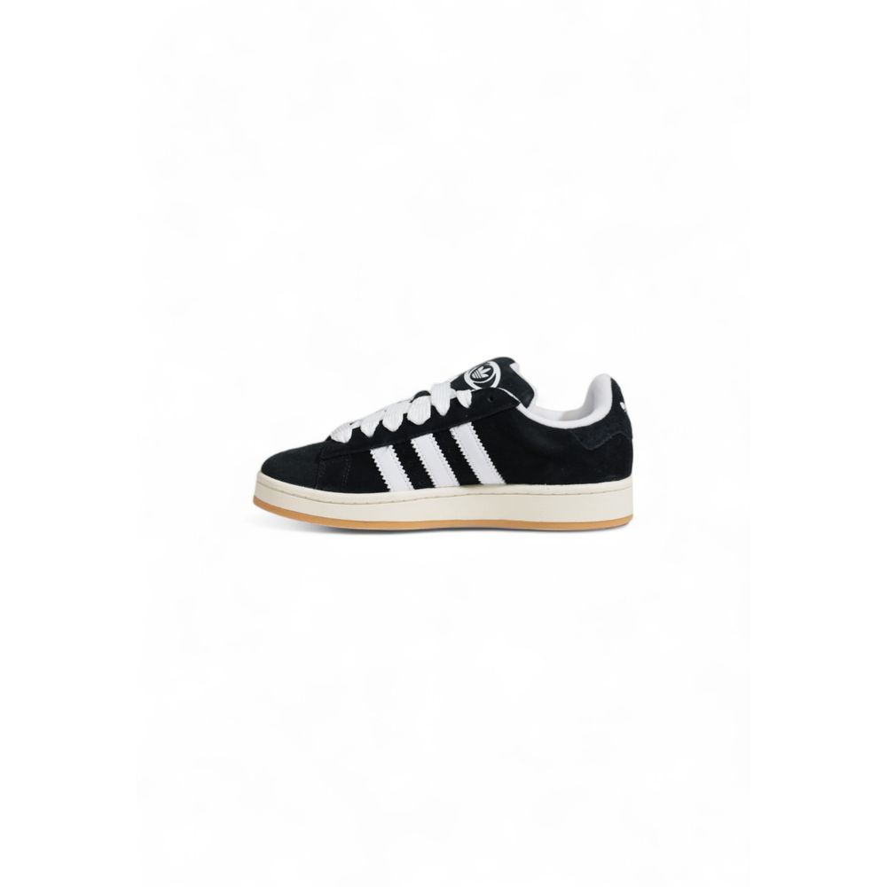 Adidas črne usnjene copate iz semiša