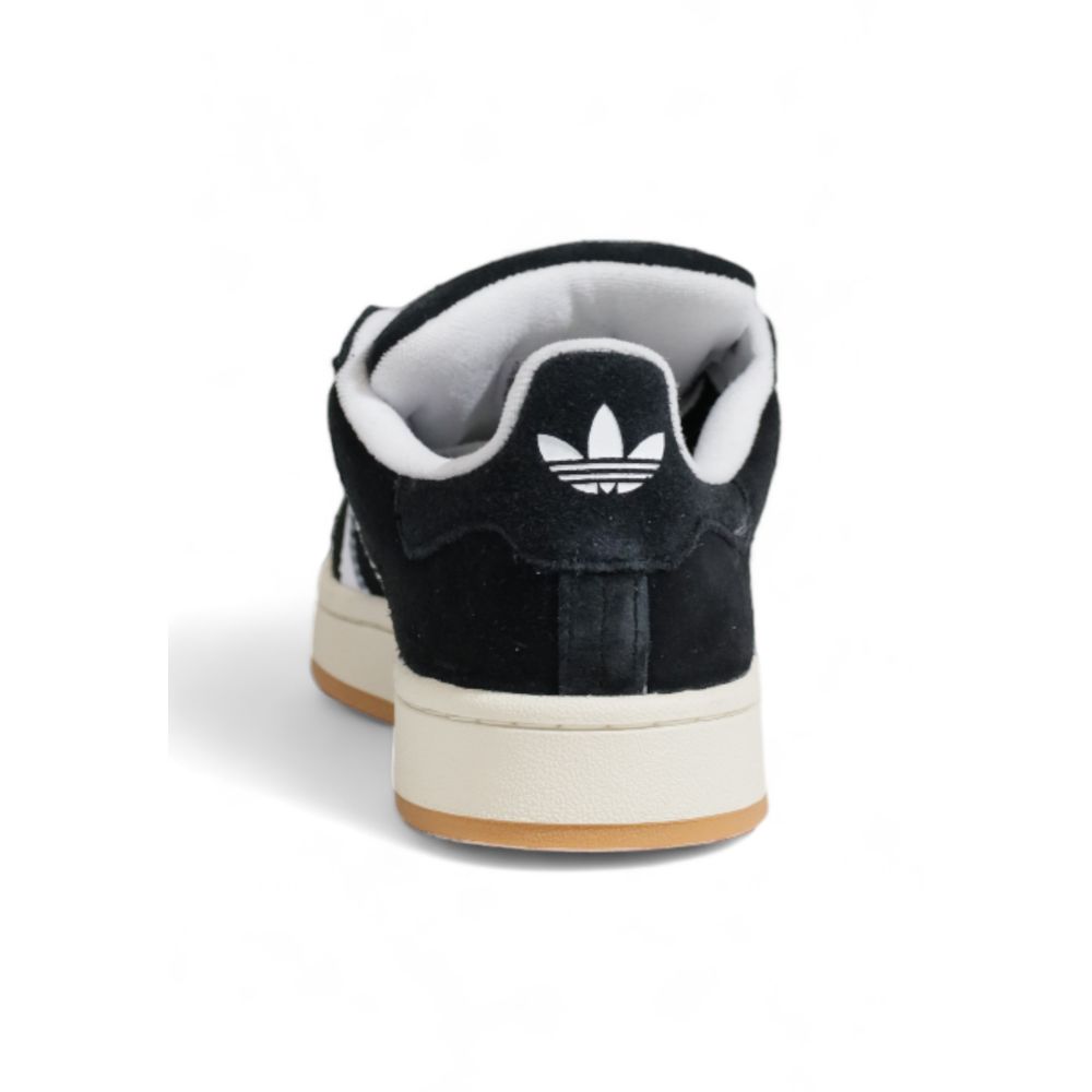 Adidas črne usnjene copate iz semiša