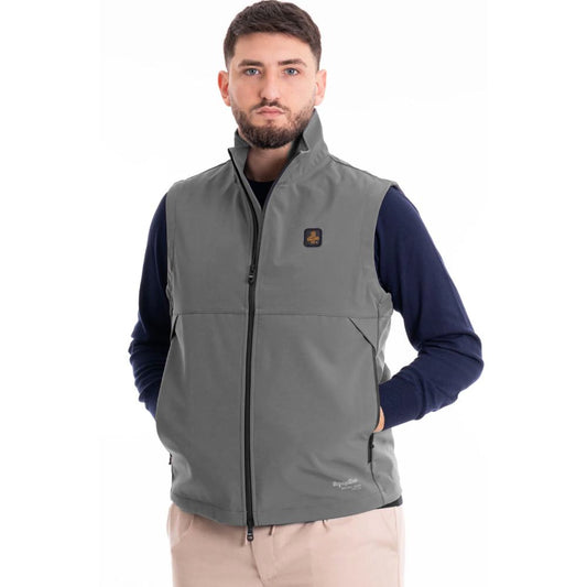 Refrigiwear Brown Polyester Men Vest