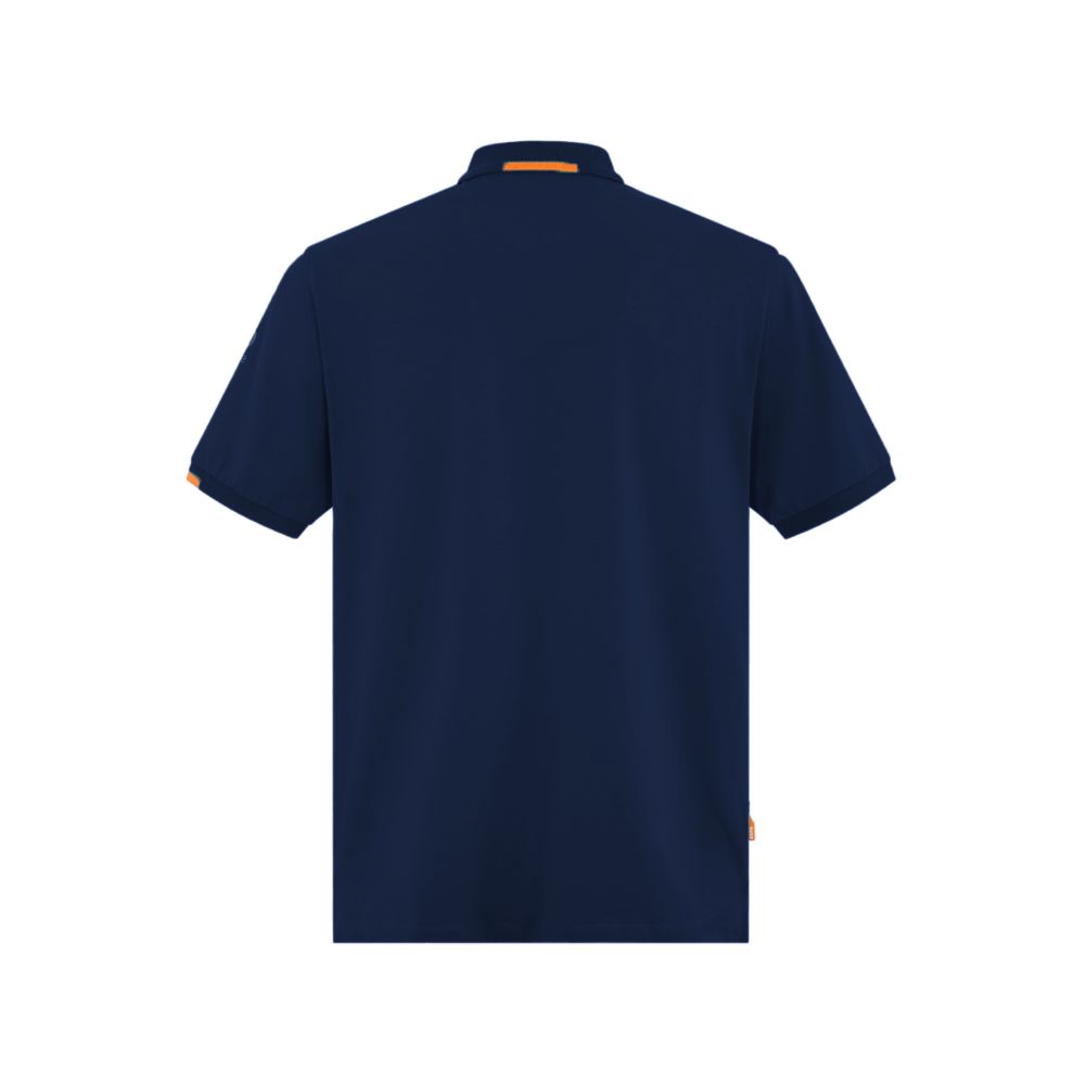 Modra bombažna polo majica Suns