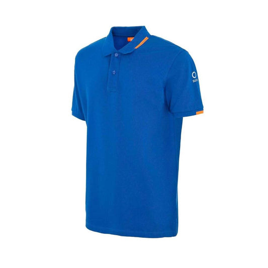 Modra bombažna polo majica Suns
