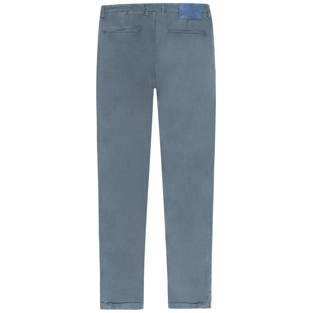 Tramarossa Light Blue Cotton Men Jeans