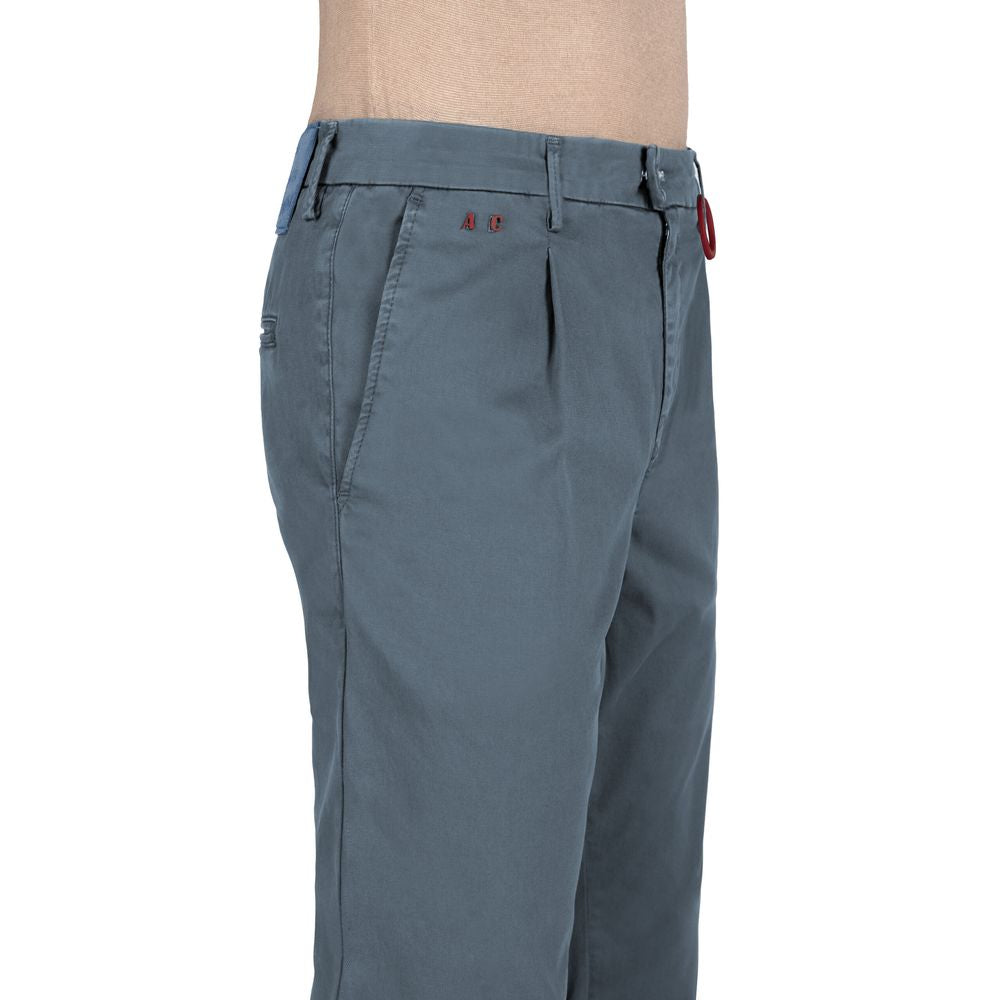 Tramarossa Light Blue Cotton Men Jeans