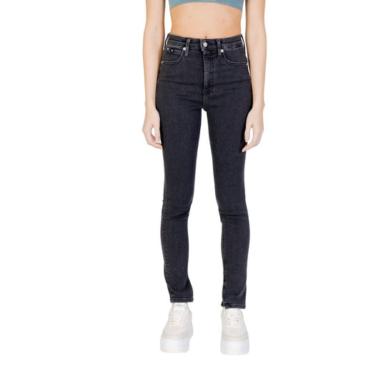Calvin Klein Jeans Black Cotton Skinny Jean