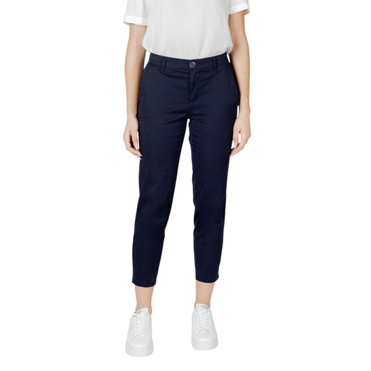 Street One Blue Cotton Pant