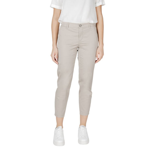 Street One Beige Cotton Pant