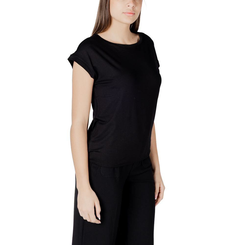 Street One Black Viscose T-Shirt