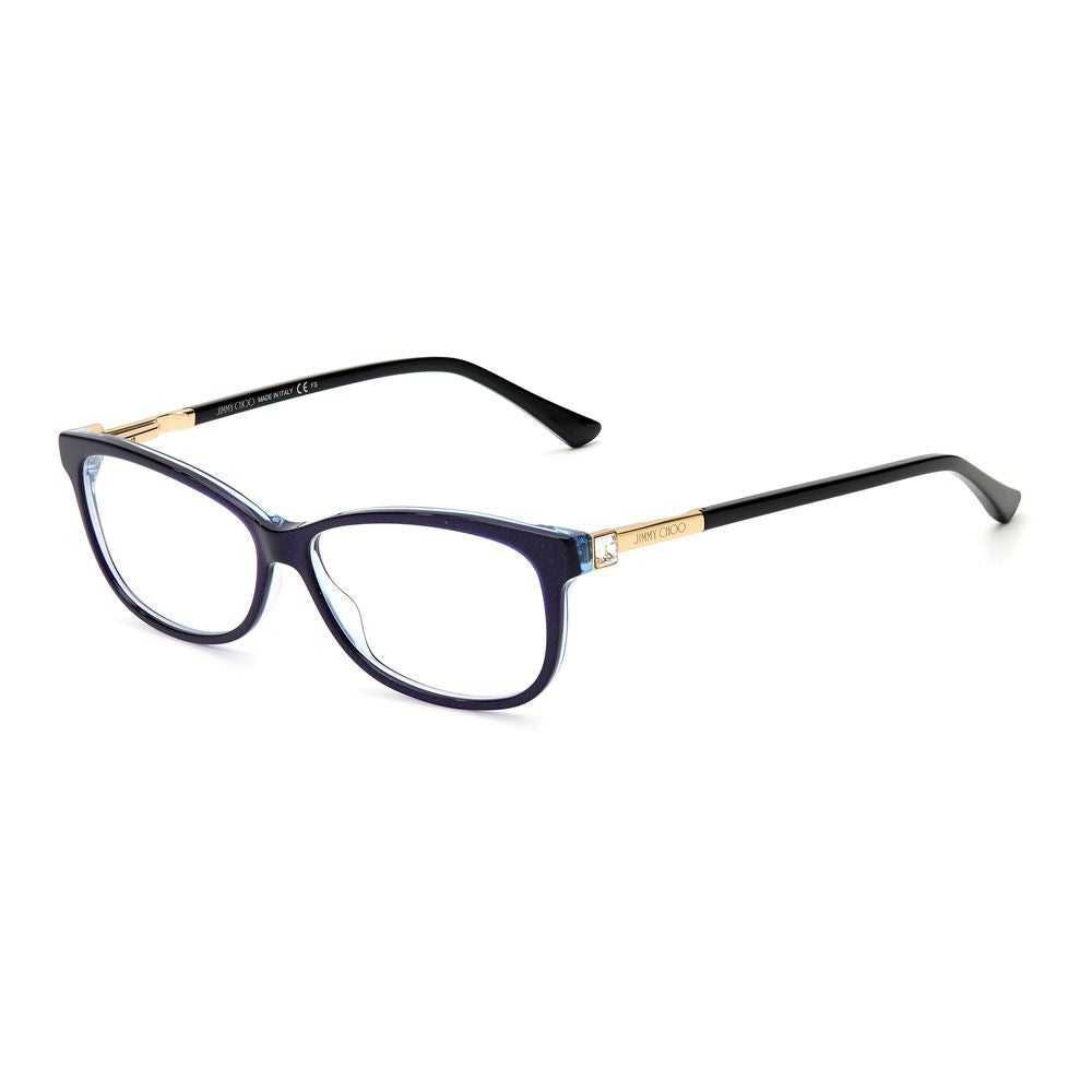 Jimmy Choo Blue Haircalf Frames