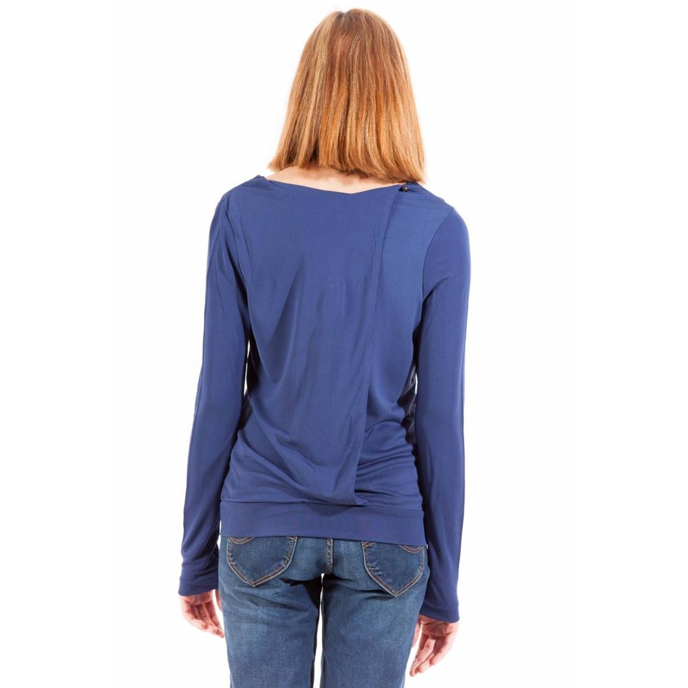 Gant Blue Viscose Women T-Shirt