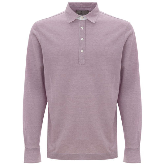 Canali Roza bombažna polo majica