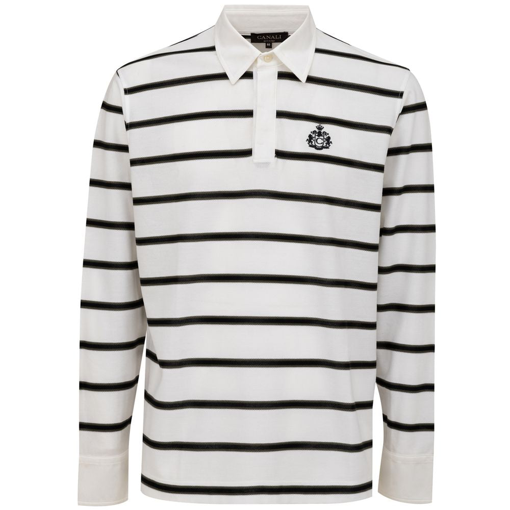 Canali Bela bombažna polo majica
