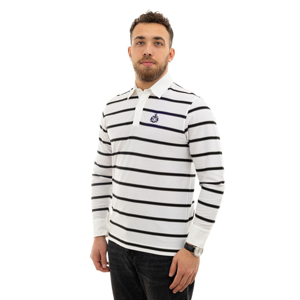 Canali Bela bombažna polo majica