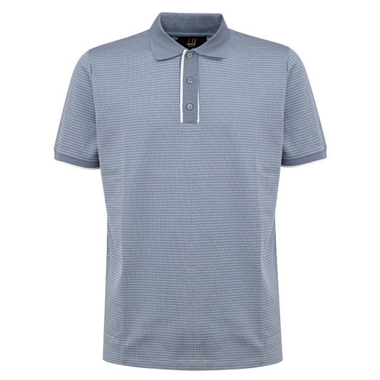Dunhill Blue Cotton Polo Shirt