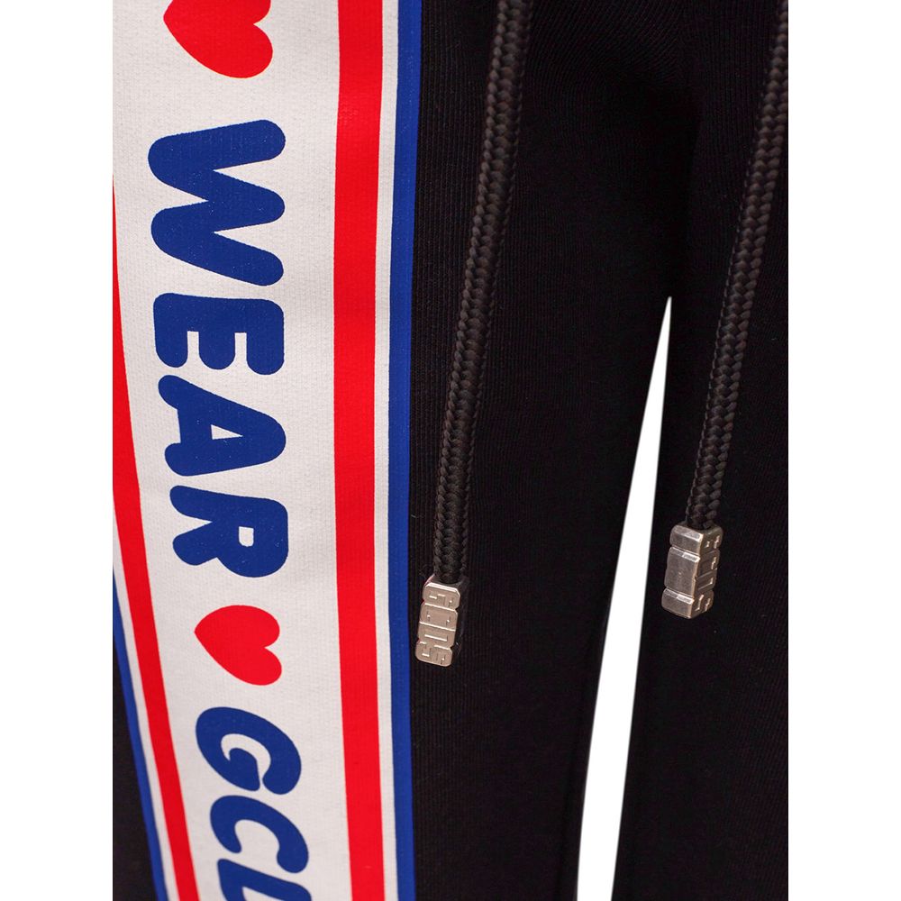 GCDS Black Cotton Jeans & Pant