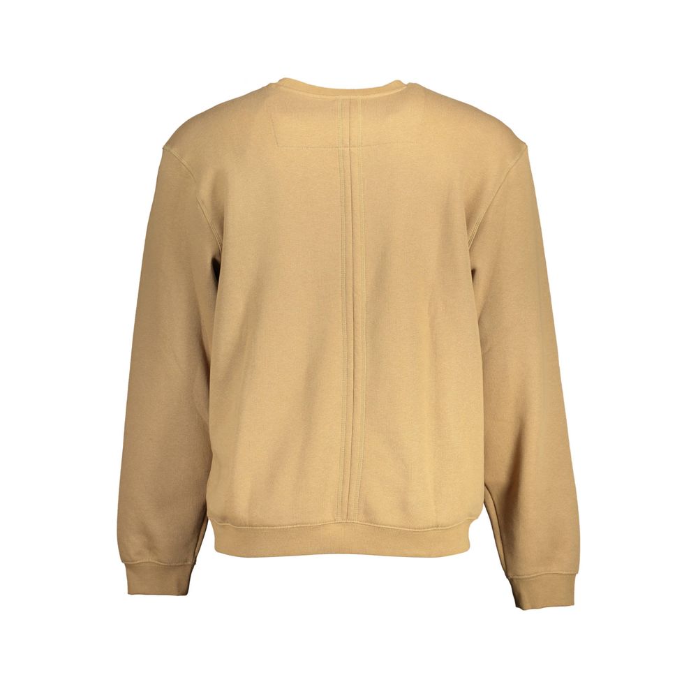 Guess Jeans Beige Cotton Unisex Sweatshirt