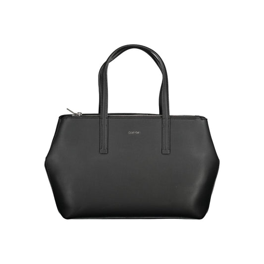 Calvin Klein Črna poliestrska torbica