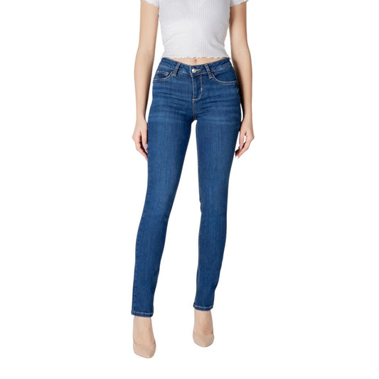 Liu Jo Blue Cotton Mom Jean