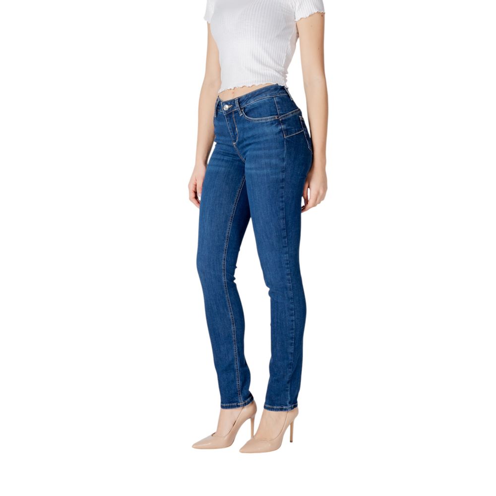 Liu Jo Blue Cotton Mom Jean