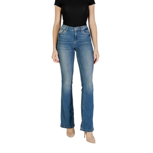 Liu Jo Blue Cotton Bootcut Jean