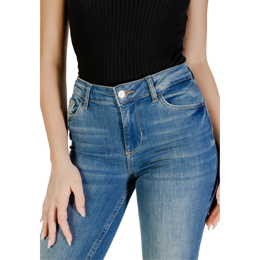 Liu Jo Blue Cotton Bootcut Jean