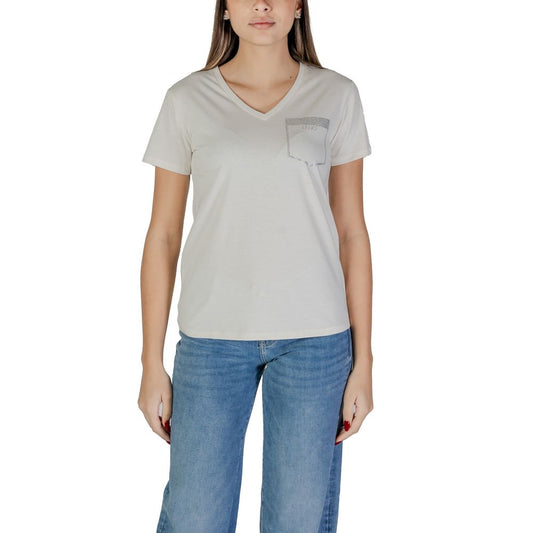 Liu Jo White Cotton T-Shirt
