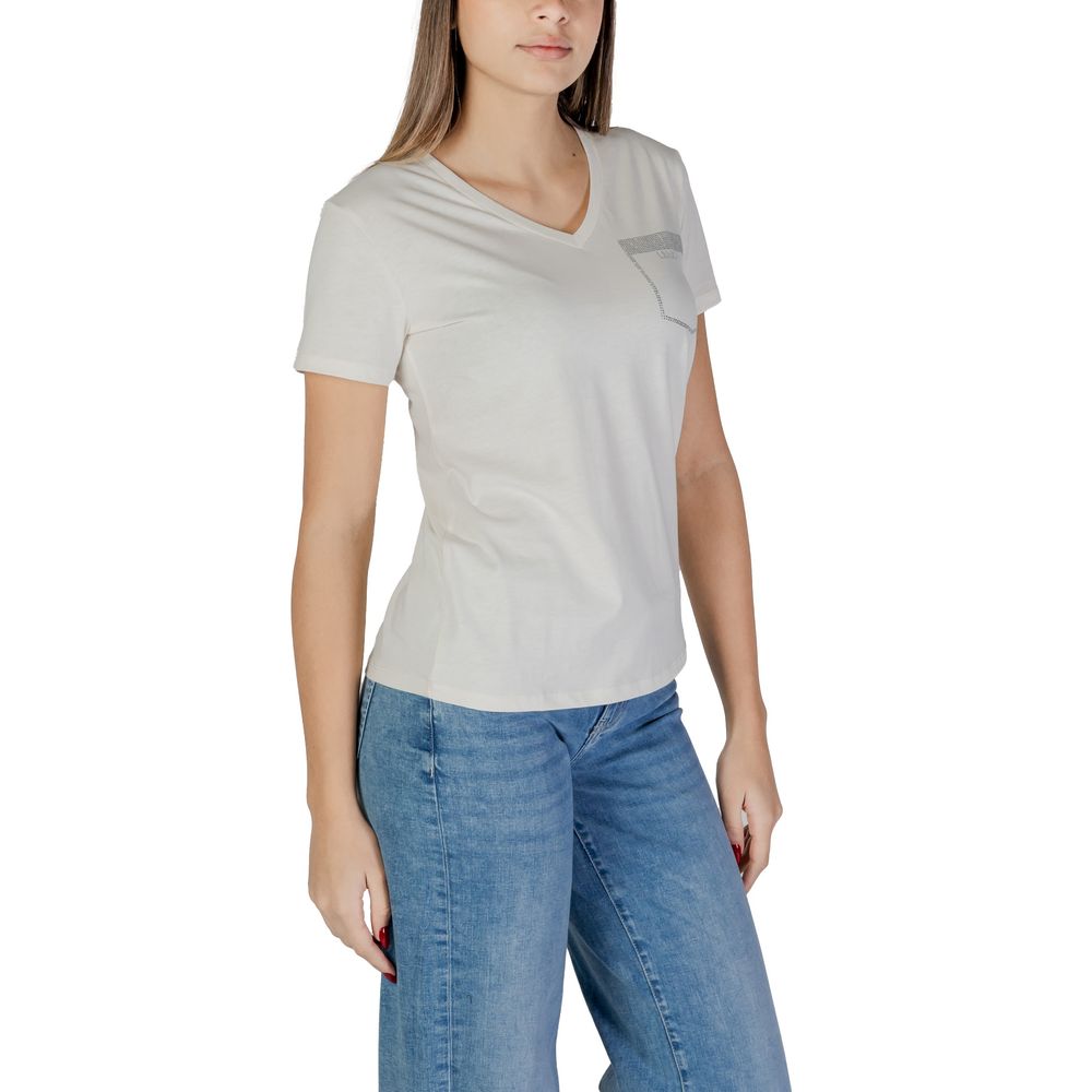 Liu Jo White Cotton T-Shirt