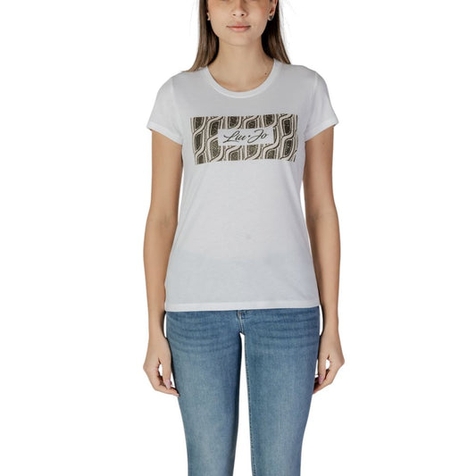Liu Jo Green Cotton T-Shirt