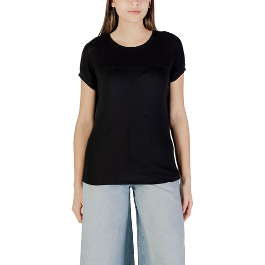 Street One Black Viscose Tops & T-Shirt