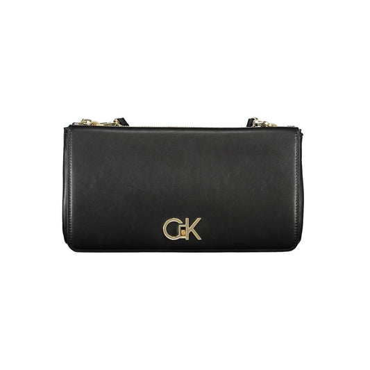 Calvin Klein Črna poliestrska torbica