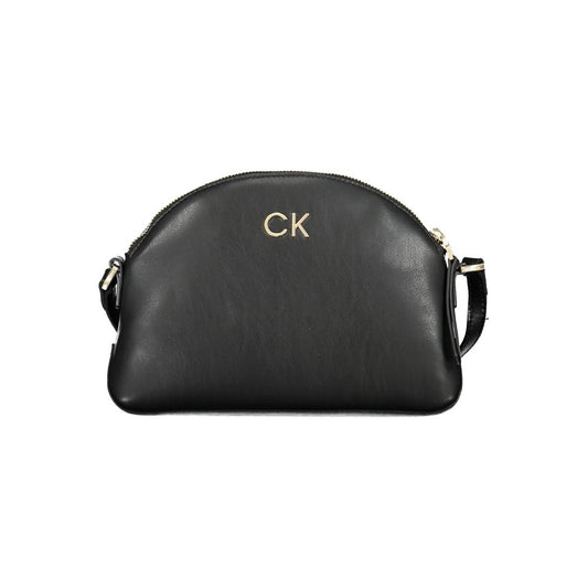 Calvin Klein Črna poliestrska torbica