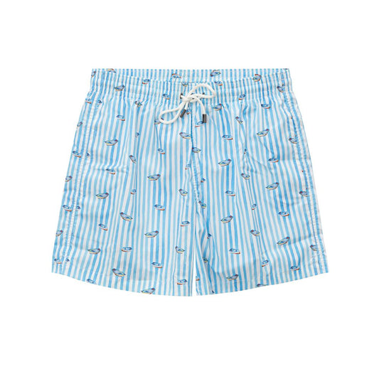 Canali Blue Polyester Swimwear